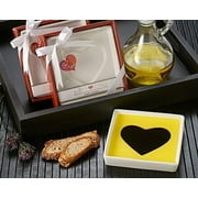 Love Infused Olive Oil and Balsamic Vinegar Dipping Plate