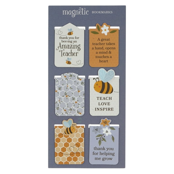 With Love Magnetic Bookmarks: Amazing Teacher (Bookmark Set of 6)