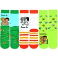 thumbnail image 1 of Love Is  3-Pack Novelty Crew Socks Colorful Socks Adult Unisex Size 9-11 Women 10-13 Men, 1 of 4