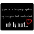 thumbnail image 1 of Love Is A Language Mouse pads Gaming Mouse Pad 9.84x7.87 inches, 1 of 3