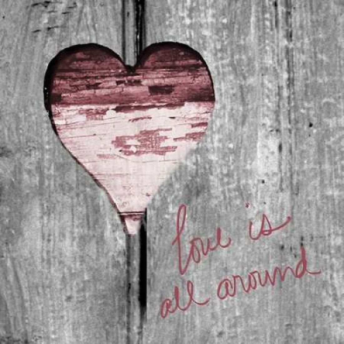 Love Is All Around I Canvas Art - Gail Peck (24 x 24)