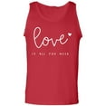 thumbnail image 1 of Love Is All You Need Adult Tank Top, 1 of 3