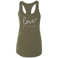 thumbnail image 1 of Love Is All You Need Racerback Tank, 1 of 3