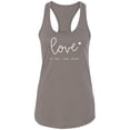 thumbnail image 1 of Love Is All You Need Racerback Tank, 1 of 2