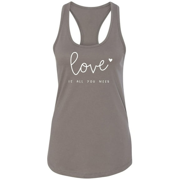 Love Is All You Need Racerback Tank