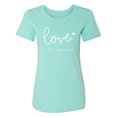 thumbnail image 1 of Love Is All You Need Womens crewneck tee, 1 of 3