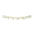thumbnail image 1 of Love Is In Bloom Banner, Fun Gold Glitter Paper Sign For Bridal Shower/Wedding Engagement Party Bunting Decorations, 1 of 5