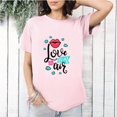 thumbnail image 1 of Love Is In The Air Romance Valentines Day Heart Affection T-Shirt, for men & women, up to size 5XL, 1 of 3