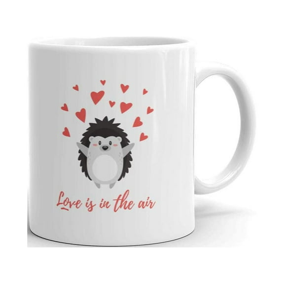 Love Is In the Air Valentines day Romantic Coffee Tea Ceramic Mug Office Work Cup Gift 11oz