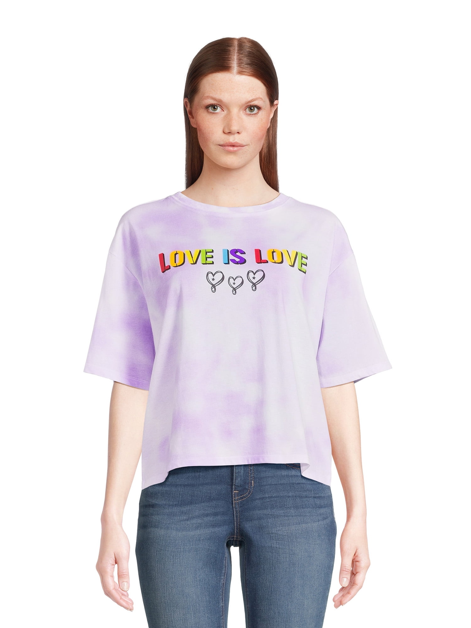 Love Is Love Juniors Skimmer Knit Top