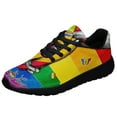thumbnail image 1 of Love Is Love LGBT Pride Shoes Sneakers Black Size 7, 1 of 7
