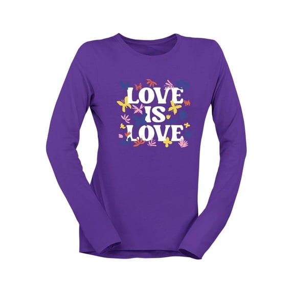 Love Is Love Lgbtq Pride Tee Long Sleeve Women's