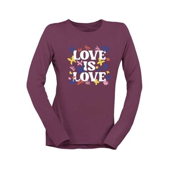 Love Is Love Lgbtq Pride Tee Long Sleeve Women's