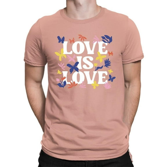Love Is Love Lgbtq Pride Tee T-shirt Color Men's