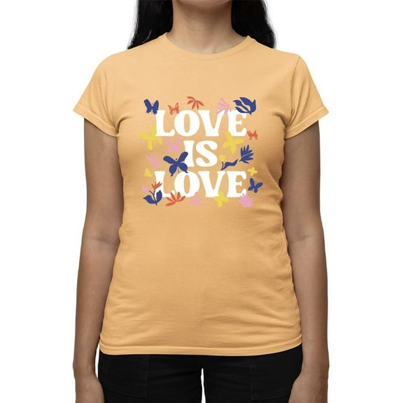 Love Is Love Lgbtq Pride Tee T-shirt Color Women's