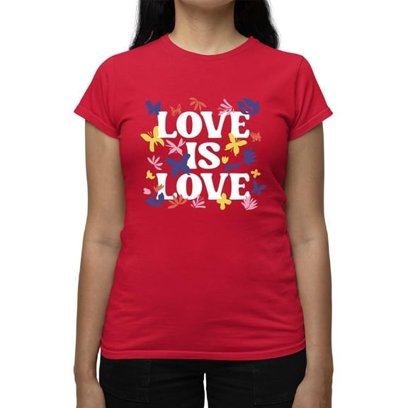 Love Is Love Lgbtq Pride Tee T-shirt Color Women's