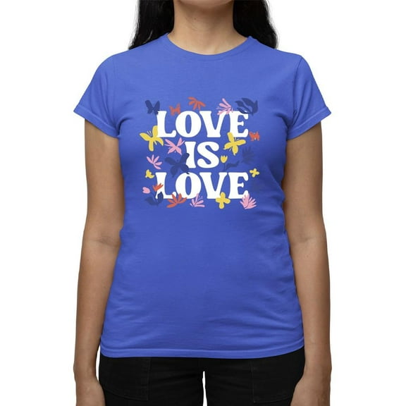 Love Is Love Lgbtq Pride Tee T-shirt Color Women's