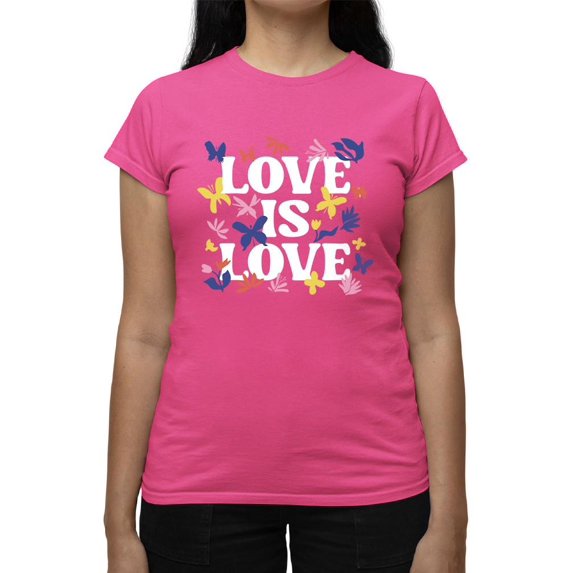 Love Is Love Lgbtq Pride Tee T-shirt Color Women's