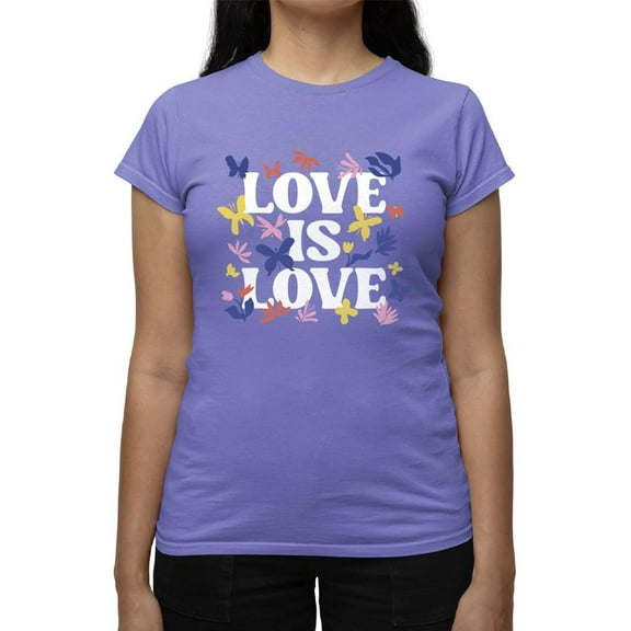 Love Is Love Lgbtq Pride Tee T-shirt Color Women's