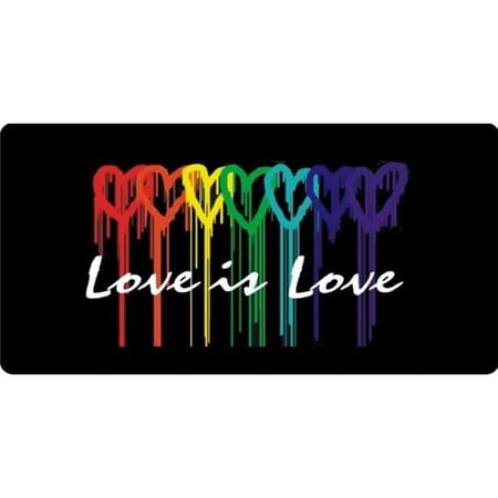 Love Is Love Photo License Plate