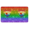 thumbnail image 1 of Love Is Love Rainbow Gay Pride Doormat,Non-Slip Absorbent Welcome Mats Friendly Floor Door Mats for Indoor Outdoor Kitchen, 1 of 6
