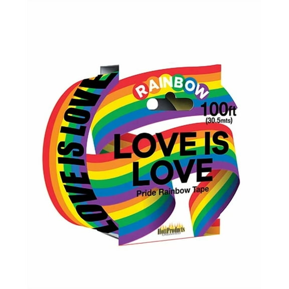 Love Is Love Rainbow Style Caution Party Tape 100 Ft