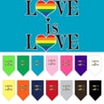thumbnail image 1 of Pet and Dog Bandana Screen Printed, "Love Is Love", 1 of 10