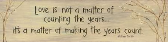 Love Is Not a Matter Of Canvas Art - Karen Tribett (12 x 36)