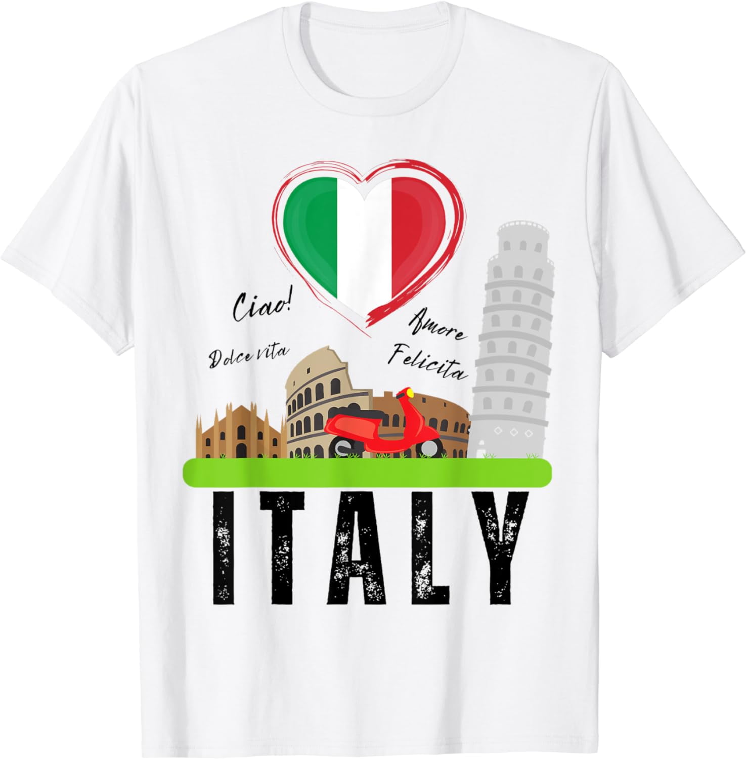 I Love Italy And Everything Italian Culture Gift T-Shirt Tee I Love Italy And Everything Italian Culture Gift T-Shirt Tee