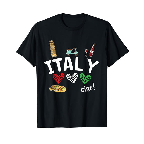 Love Italy and Everything Italian Culture Gift T-Shirt T-Shirt