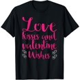 thumbnail image 1 of Love Kisses And Valentines Wishes Gift T-Shirt, 1 of 4