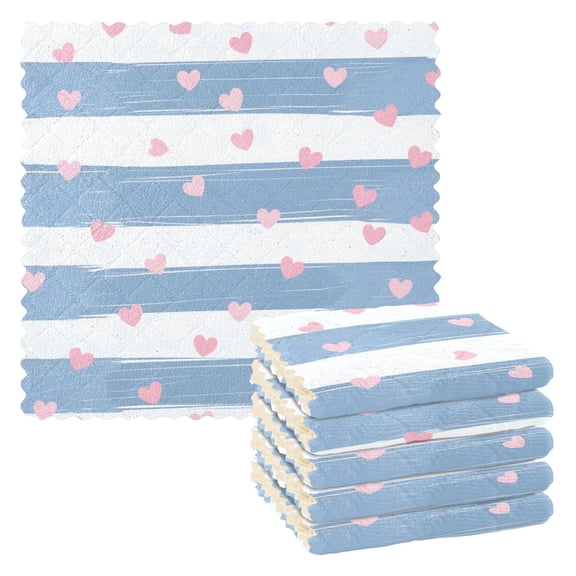 Love Kitchen Cloth Dish Towels for Drying Washing Absorbent Dish Rags Reusable soft kitchen dishcloth set 6 Pack