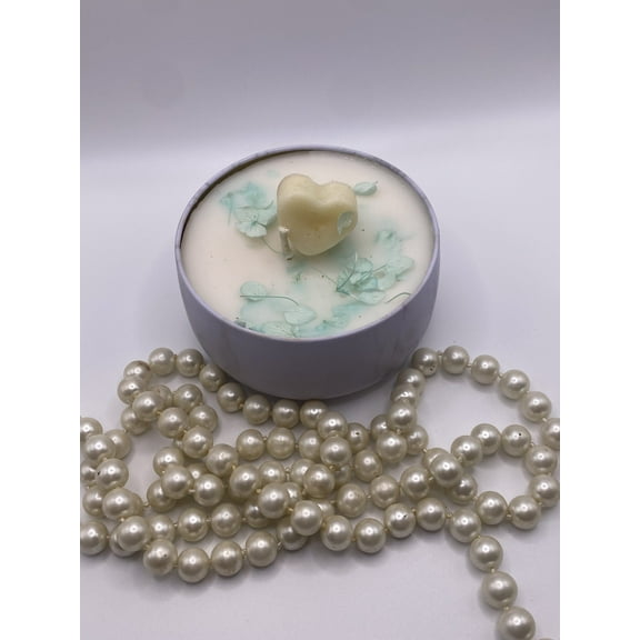 Love Knot Candle Shop Manhattans Bourbon Pumpkin Hand Poured Soy Candle 8 oz Yellow organic Flower