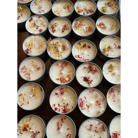 Love Knot Candle Shop Sample Weekend 2 oz. Hand Poured Soy Candle Sampler Tins (Sampler Scented Edition) 4 Candles