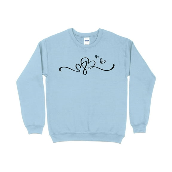 Love Knot Minimalist Line Art Sweatshirt, Casual Comfortable Pullover, Unisex Modern Graphic Top, Aesthetic Clothing Gift