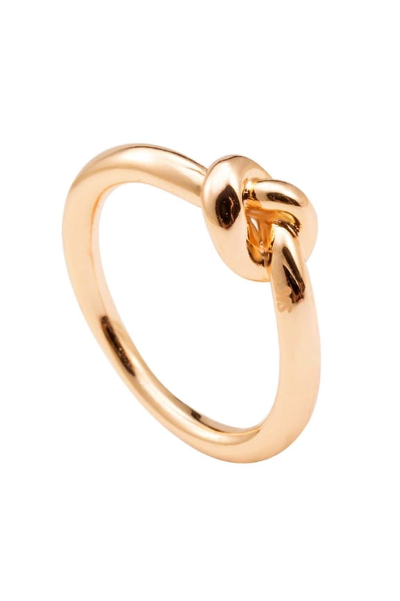 Love Knot Ring Commitment Ring for Women in Gold or Silver