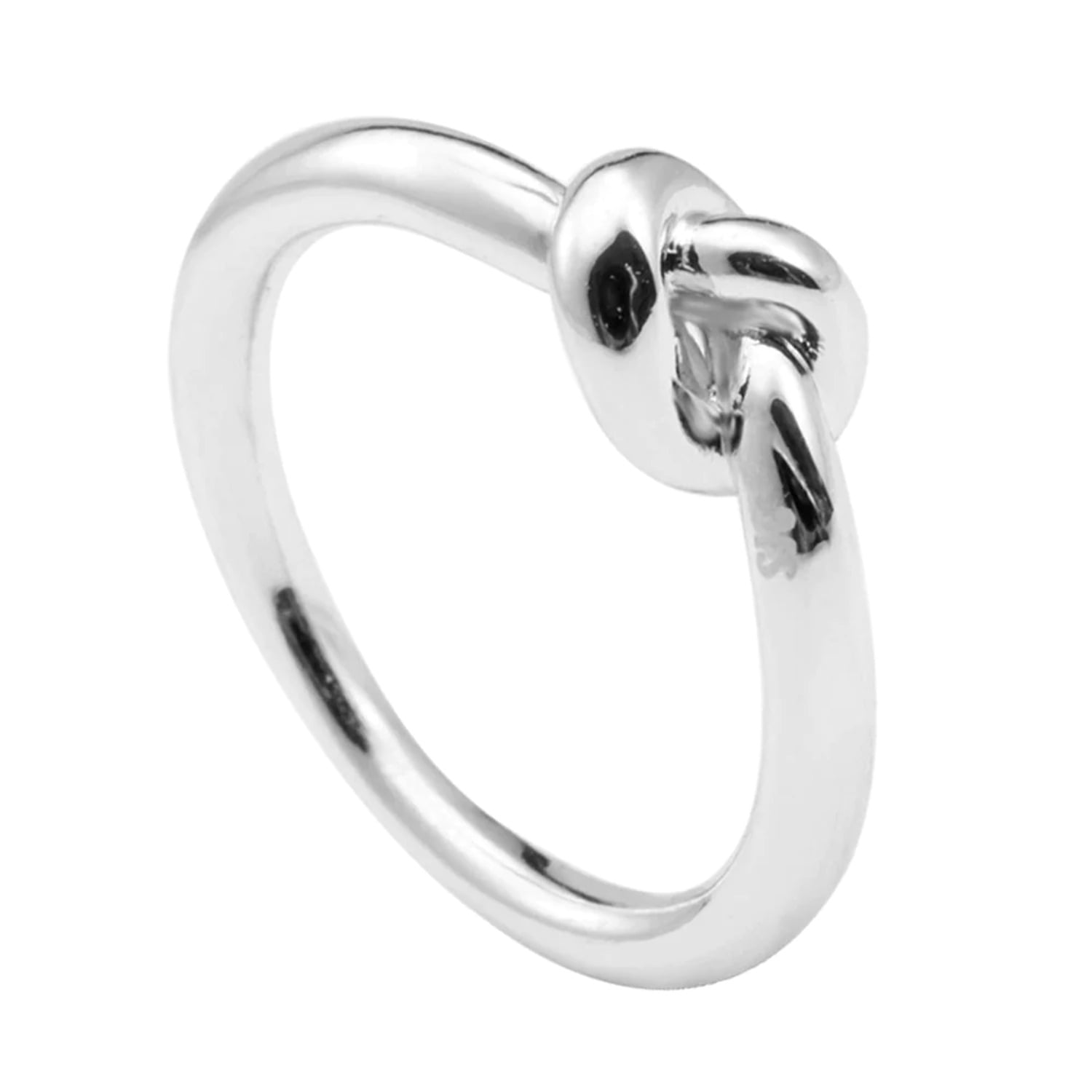 14k Yellow Gold Double Band Love Knot Ring – JewelryAffairs