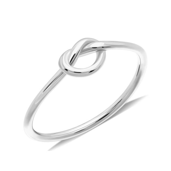 Love Knot Rings for Woman Stainless steel band size 9