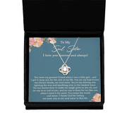 Love Knot Rose Gold Necklace,Soul Sister Love Knot Rose Gold Necklace, Best Friend Forever Gift, Soul Sister Gift, Jewelry Gift