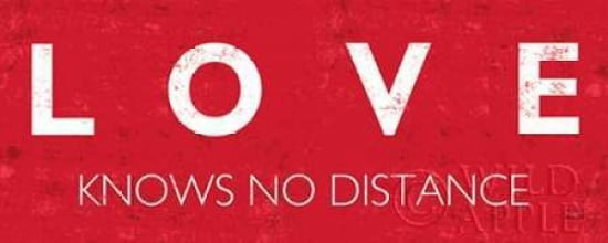 Love Knows No Distance Canvas Art - Michael Mullan (24 x 48)