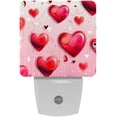 thumbnail image 1 of Love LED Square Night Lights - Stylish and Functional Nightlight for Better Sleep - Energy Saving Plug-in Wall Light with Auto Sensor, 1 of 6
