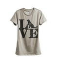 thumbnail image 1 of Love Labrador Women's Fashion Relaxed T-Shirt Tee Heather Tan Small, 1 of 3