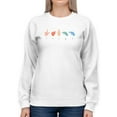 thumbnail image 1 of Love Languages Ii Sweatshirt Women -Emma Scarvey Designs, Female Large, 1 of 4