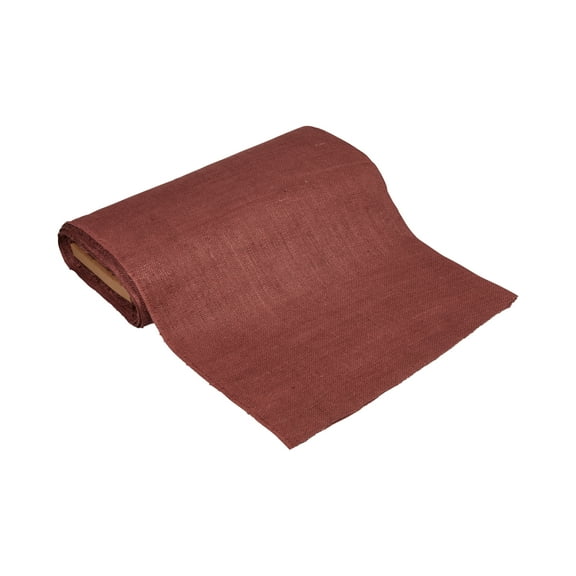 Love, Laugh, Craft 46" Jute Craft Fabric 12 yd Bolt, Rust Brown