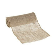 Love, Laugh, Craft Jute Naturalistic Needlework Fabric Precut Roll, 8" x 5-Yards, Natural