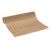 Love, Laugh, Craft Natural Jute Burlap Table Runner Roll, Finished Edges, 12"Wx3-Yds, Silver Foil