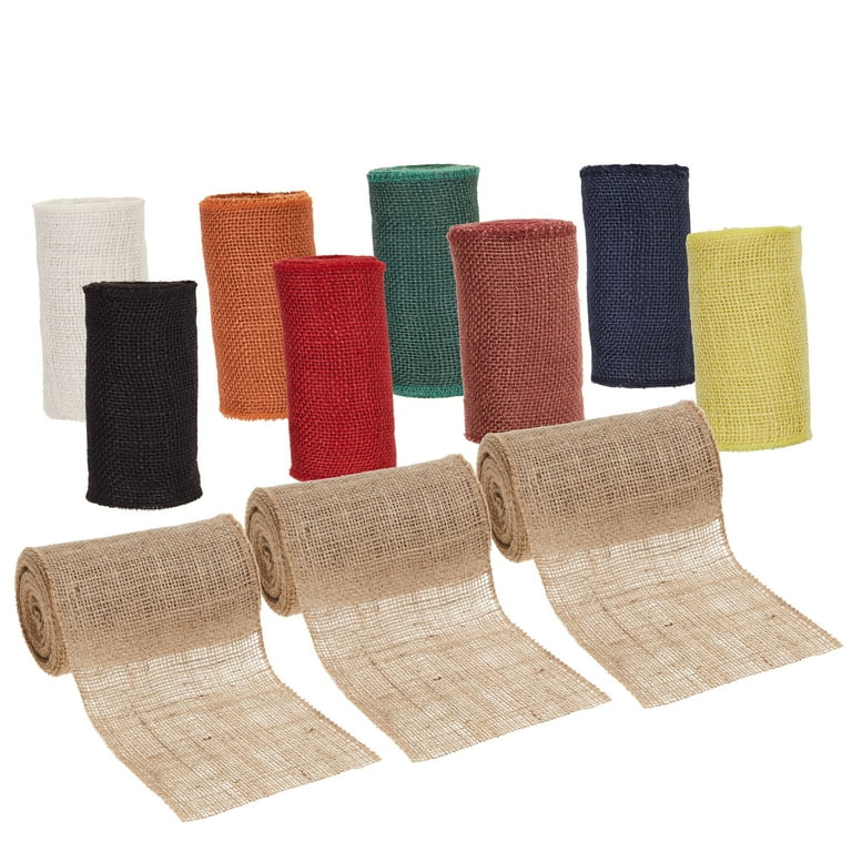 Discount burlap ribbon on sale