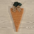 thumbnail image 1 of Love, Laugh, Craft DIY Easter Carrot Burlap Wreath Craft Kit, Mango, 1 of 7