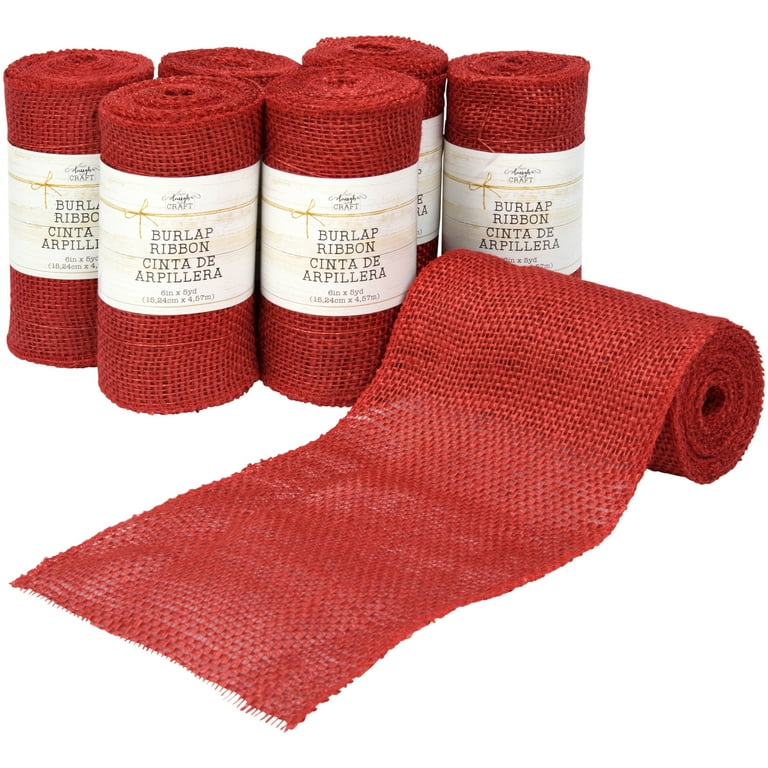 3 Inch Wide Burlap Ribbon Wholesale - 100 Yard Roll