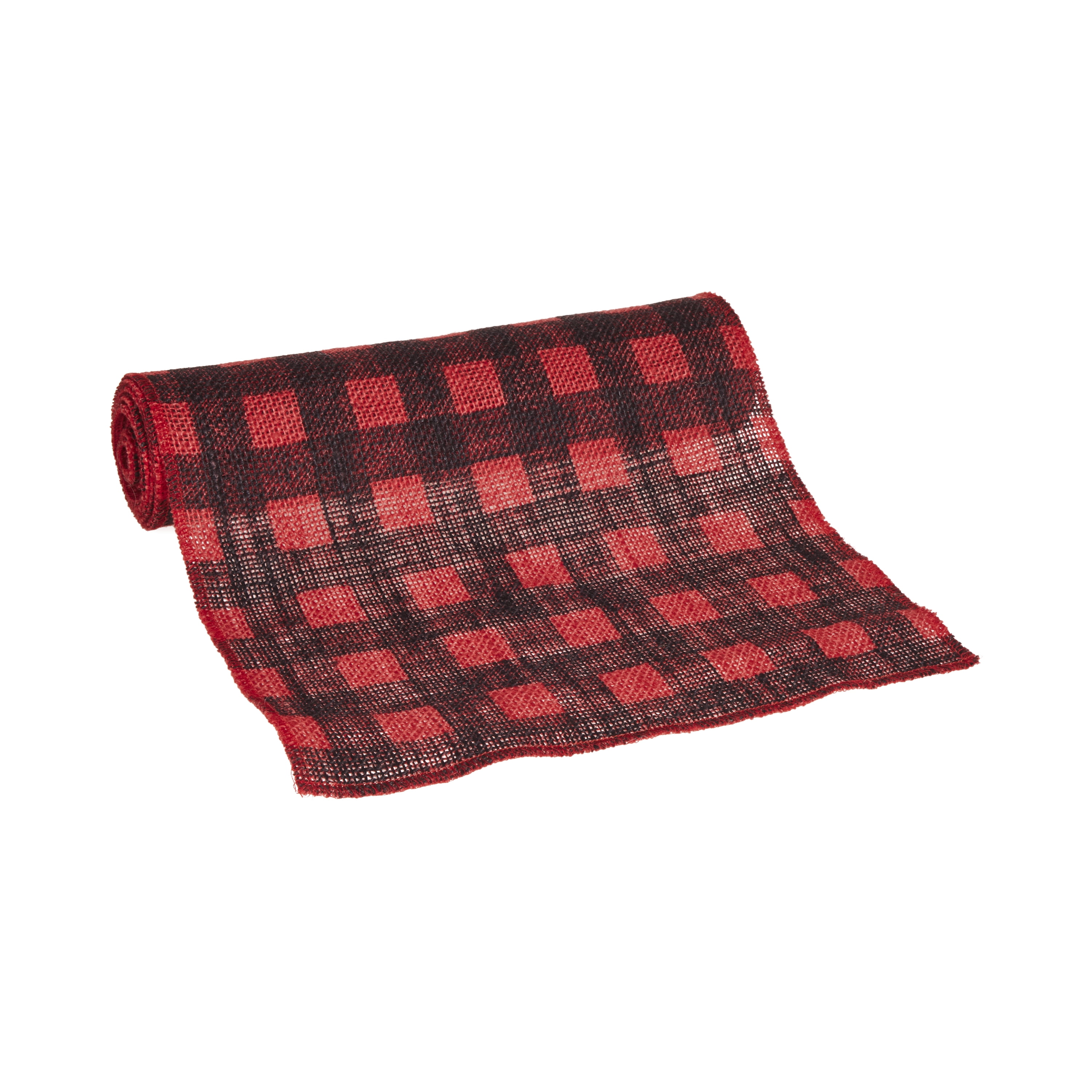 Love, Laugh, Craft Jute Burlap Table Runner Roll, Ribbons, 12"W x 3